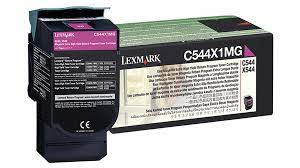 Lexmark C544X1 High Yield Magenta (Return Program) Original Toner Cartridge C544X1MG (4000 Pages) for Lexmark C544dn, C544dtn, C544dw, X543dn mfp, X544dn mfp, X544dw mfp, X544dte mfp, X546dtn, X548dte